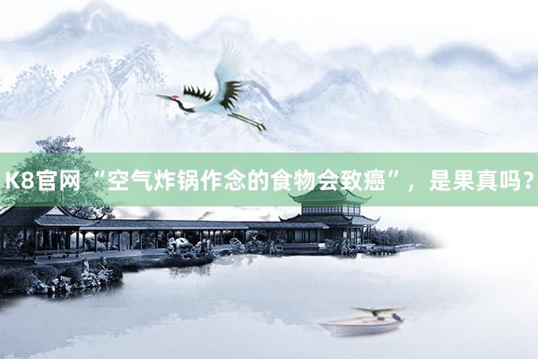K8官网 “空气炸锅作念的食物会致癌”，是果真吗？