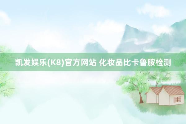凯发娱乐(K8)官方网站 化妆品比卡鲁胺检测